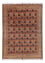 Afghansk matta - 339 x 240 cm - mörk beige