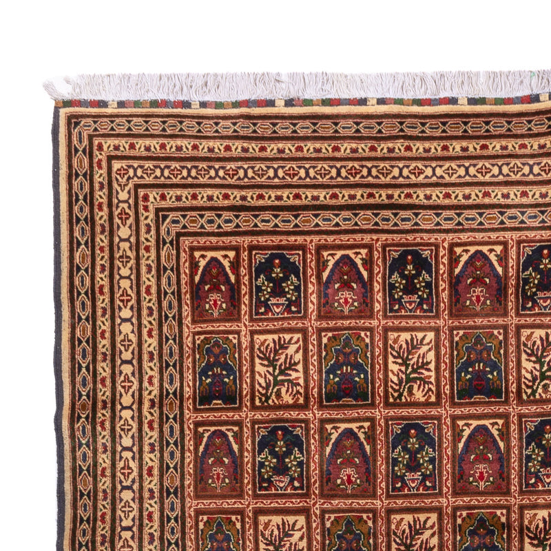 Afghansk matta - 339 x 240 cm - mörk beige