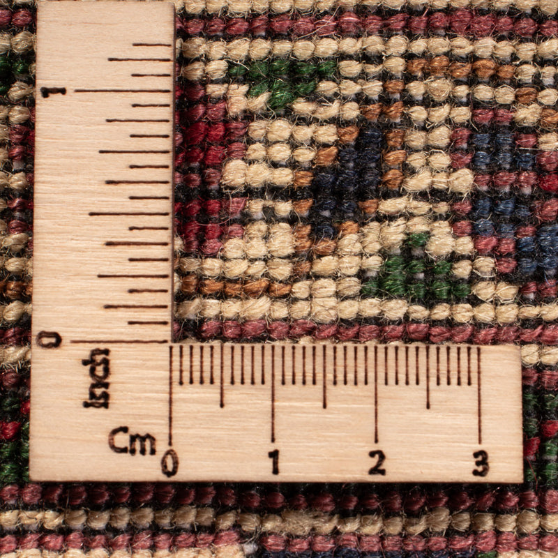 Afghansk matta - 339 x 240 cm - mörk beige