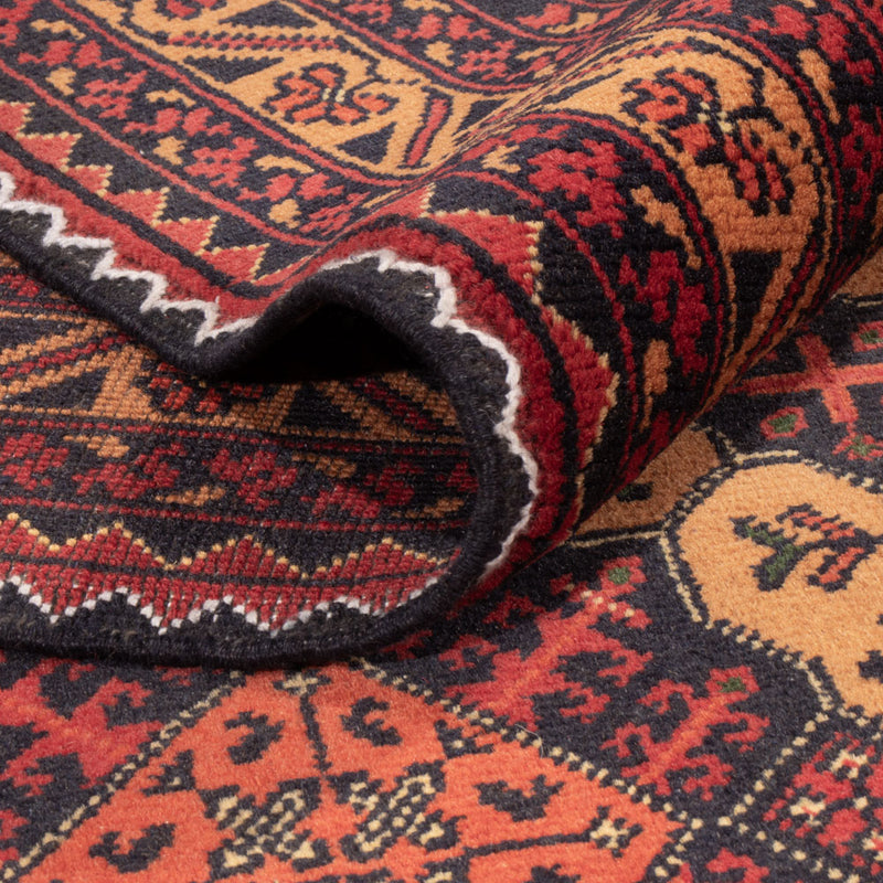 Afghansk matta - 334 x 248 cm - mörk beige