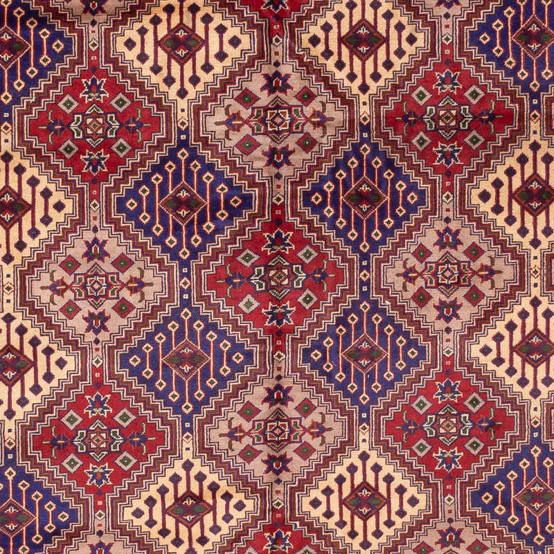 Runner Afghansk matta - 403 x 296 cm - mörk beige