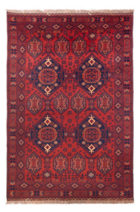 Afghansk matta - 303 x 200 cm - röd