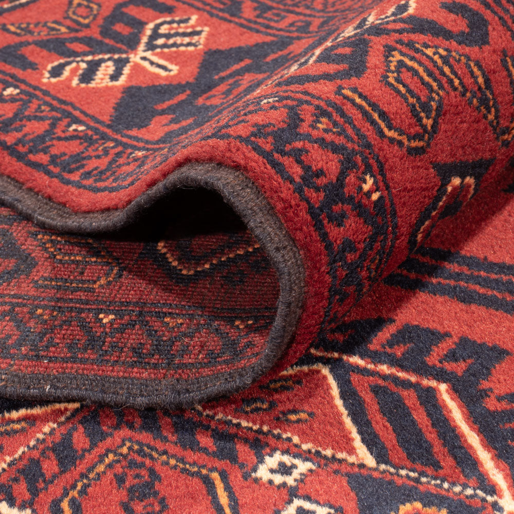 Afghansk matta - 303 x 200 cm - röd