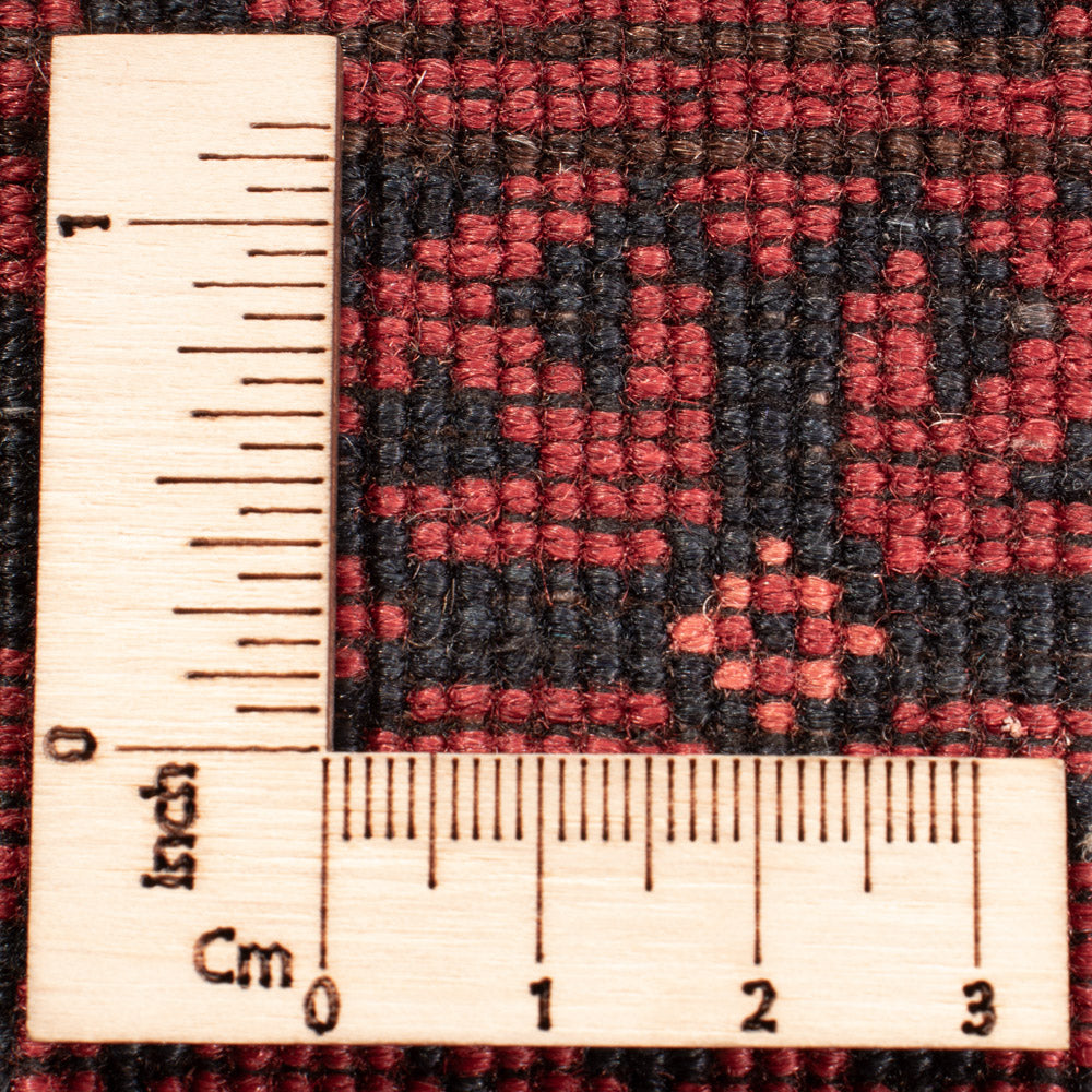 Afghansk matta - 275 x 203 cm - röd