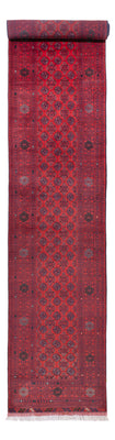 Runner Afghansk matta - Bukhara - 479 x 89 cm - röd