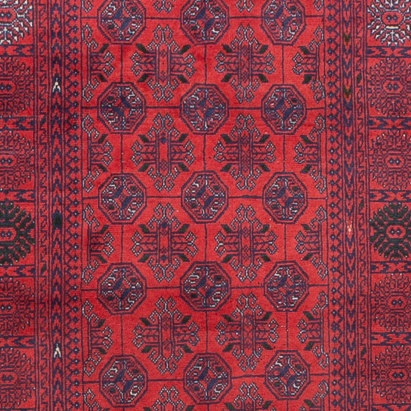 Runner Afghansk matta - Bukhara - 479 x 89 cm - röd