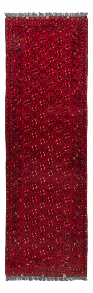 Runner Afghansk matta - Bukhara - 273 x 86 cm - röd