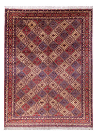 Afghansk matta - 410 x 300 cm - mörk beige