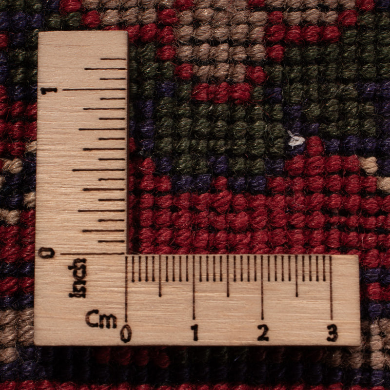 Afghansk matta - 410 x 300 cm - mörk beige