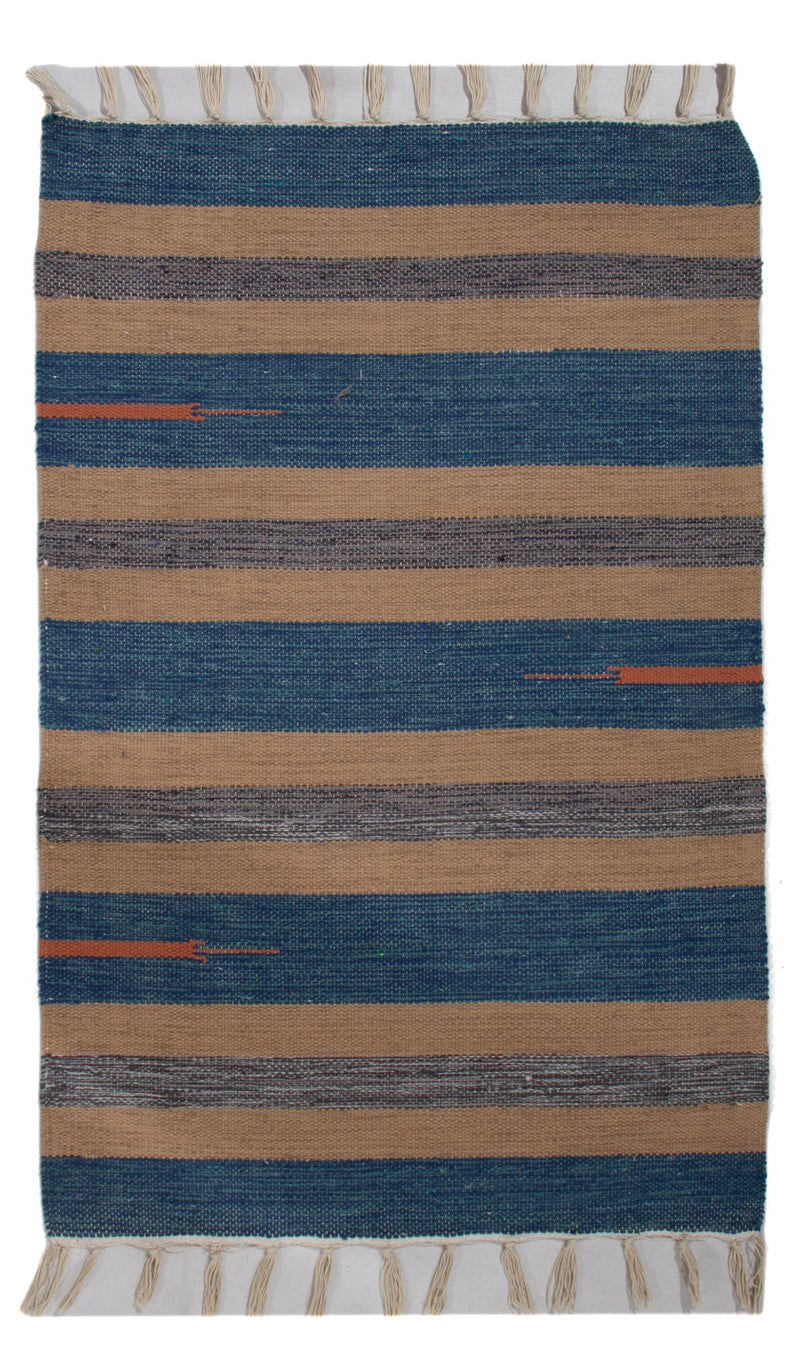 Modern kilim Mattan 90x60cm