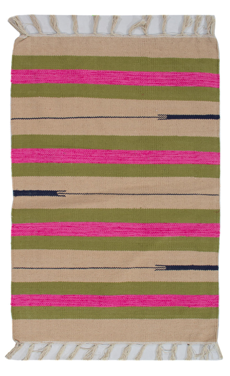 Modern kilim Mattan 90x60cm