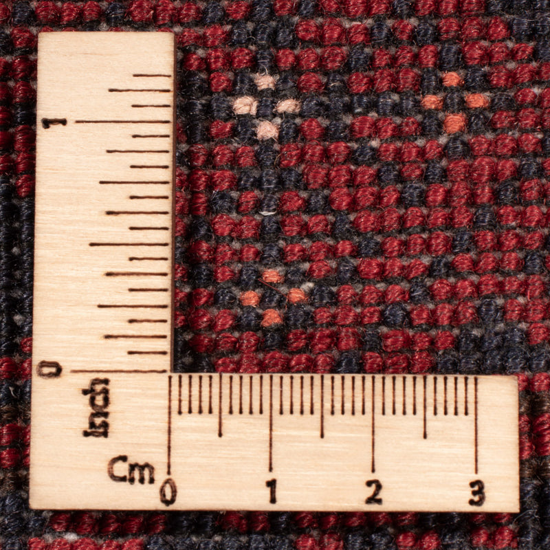 Runner Afghansk matta - 384 x 84 cm - röd