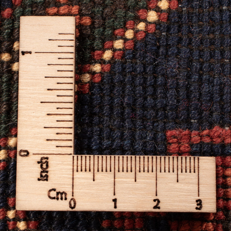 Runner Afghansk matta - 409 x 86 cm - mörk beige