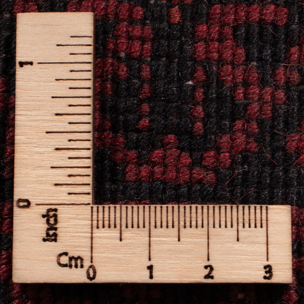 Runner Afghansk matta - 283 x 82 cm - röd