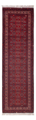 Runner Afghansk matta - Bukhara - 285 x 82 cm - röd