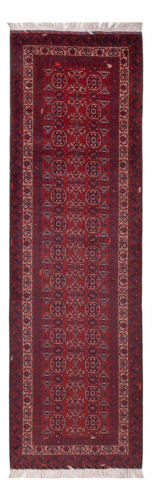 Runner Afghansk matta - Bukhara - 285 x 82 cm - röd