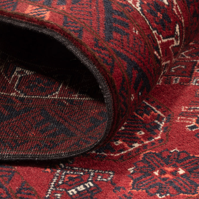 Runner Afghansk matta - Bukhara - 285 x 82 cm - röd