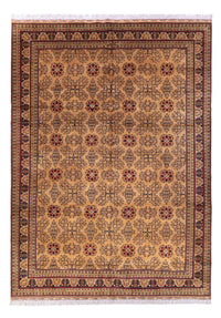 Afghansk matta - 390 x 290 cm - mörk beige