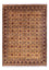 Afghansk matta - 390 x 290 cm - mörk beige