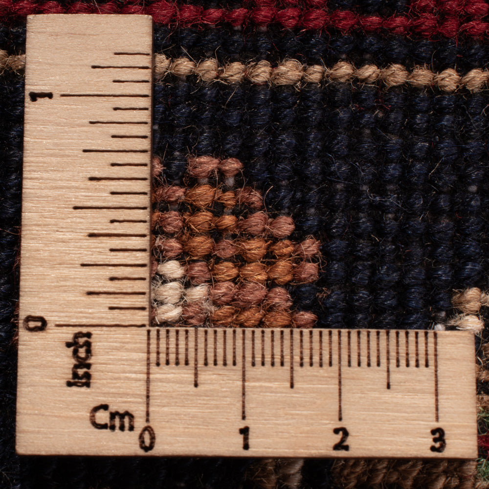 Afghansk matta - 390 x 290 cm - mörk beige