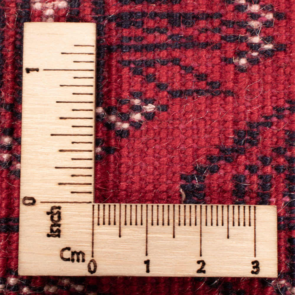 Runner Turkaman-matta - 396 x 87 cm - röd