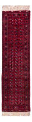 Runner Afghansk matta - Bukhara - 294 x 84 cm - röd