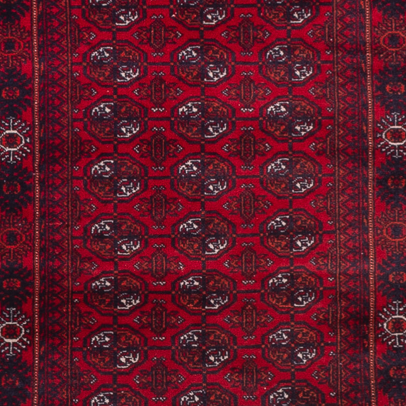 Runner Afghansk matta - Bukhara - 294 x 84 cm - röd