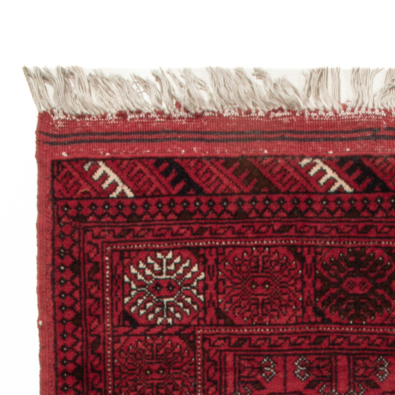 Afghansk matta - Bukhara - 122 x 70 cm - mörkröd