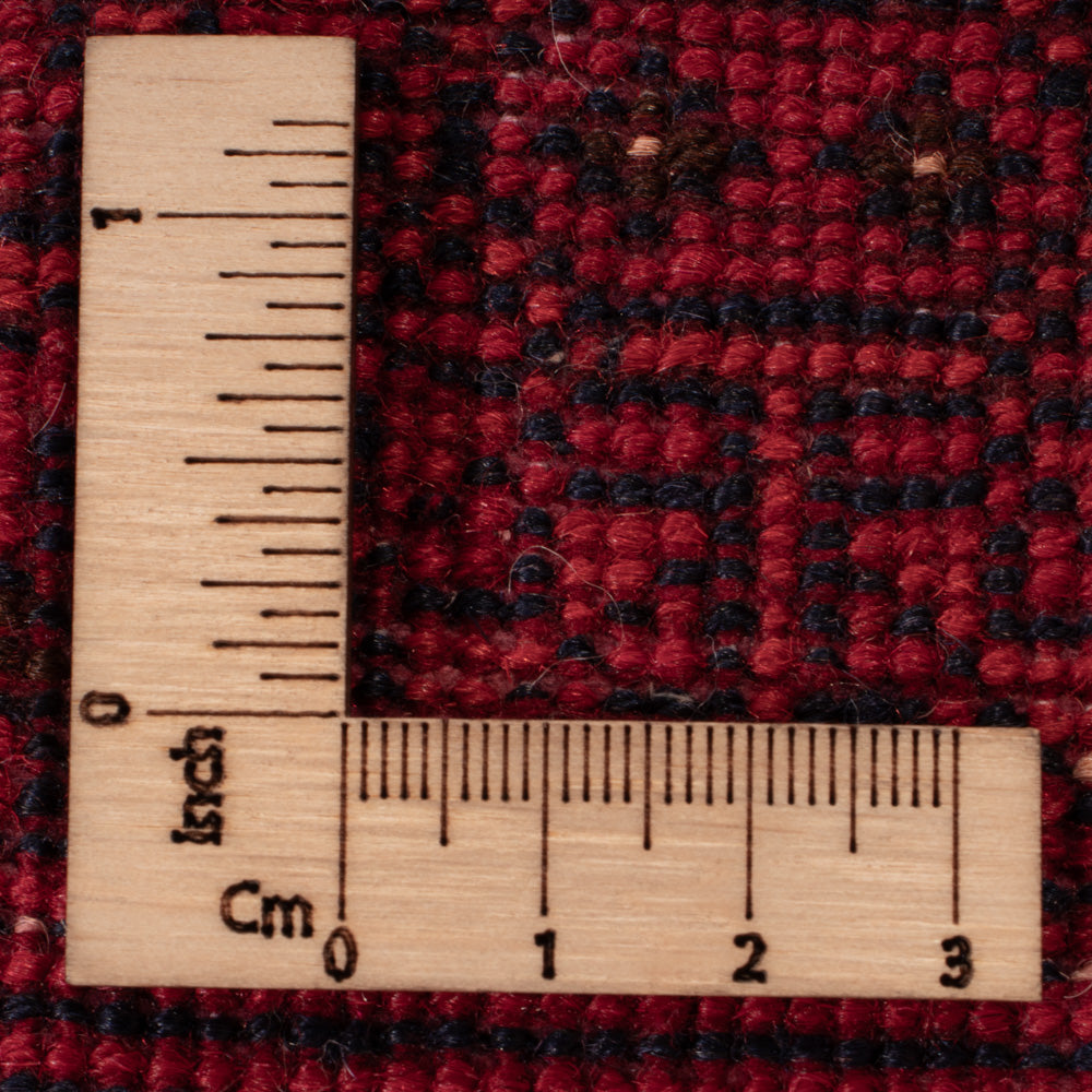 Afghansk matta - Bukhara - 122 x 70 cm - mörkröd