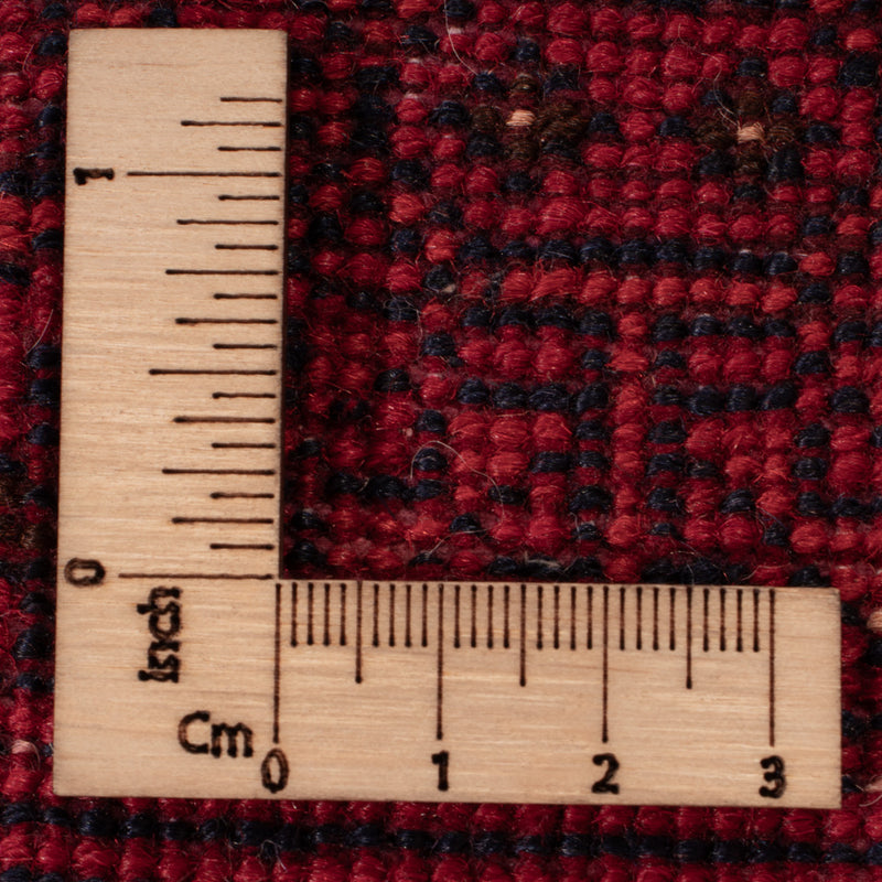 Afghansk matta - Bukhara - 122 x 70 cm - mörkröd