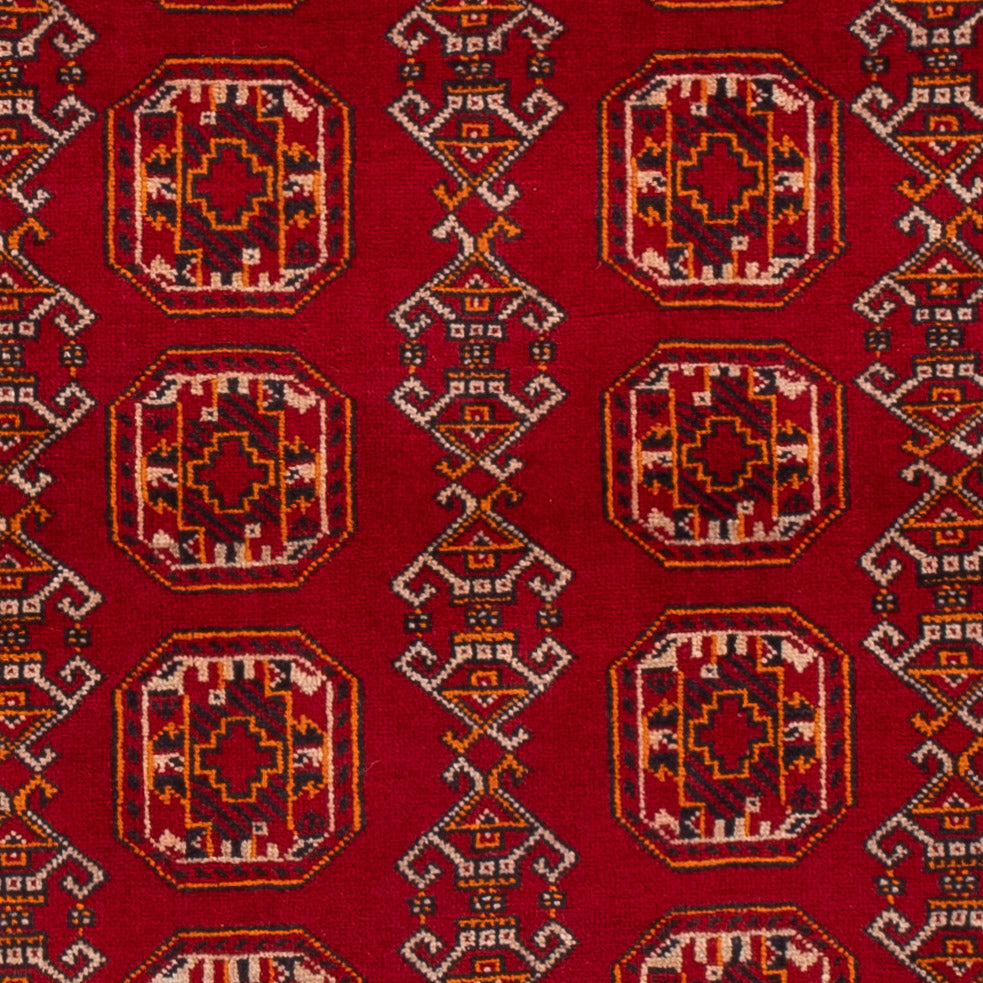 Afghansk matta - Bukhara - 147 x 104 cm - röd