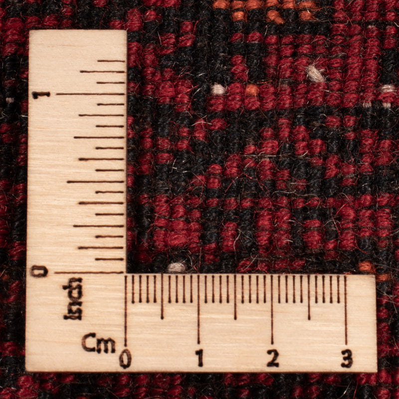 Afghansk matta - Bukhara - 140 x 102 cm - mörkröd