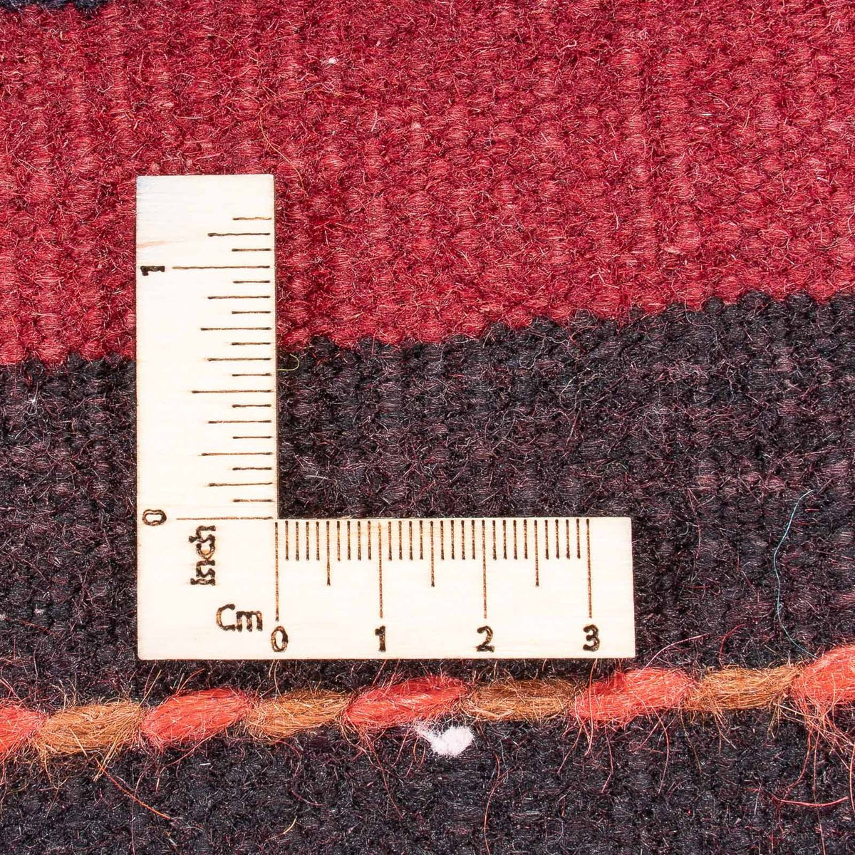 Kelim-matta - gammal - 190 x 160 cm - flerfärgad