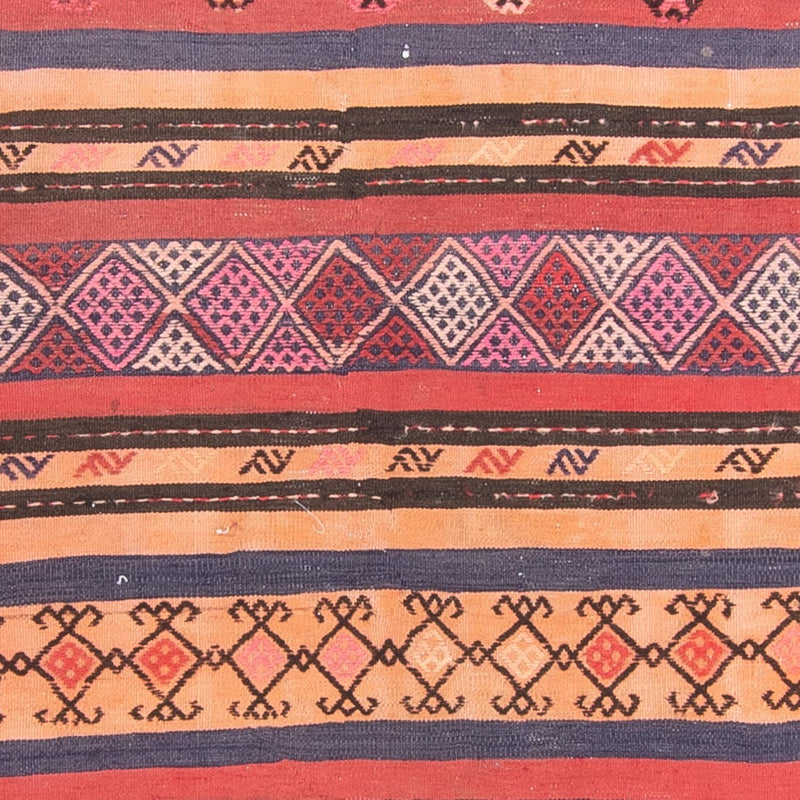 Kelim-matta - gammal - 210 x 150 cm - flerfärgad