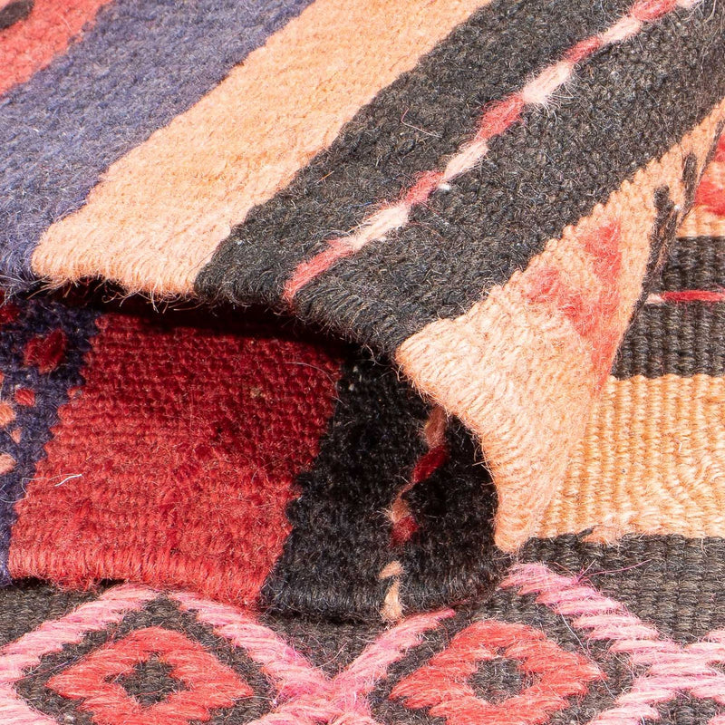 Kelim-matta - gammal - 210 x 150 cm - flerfärgad