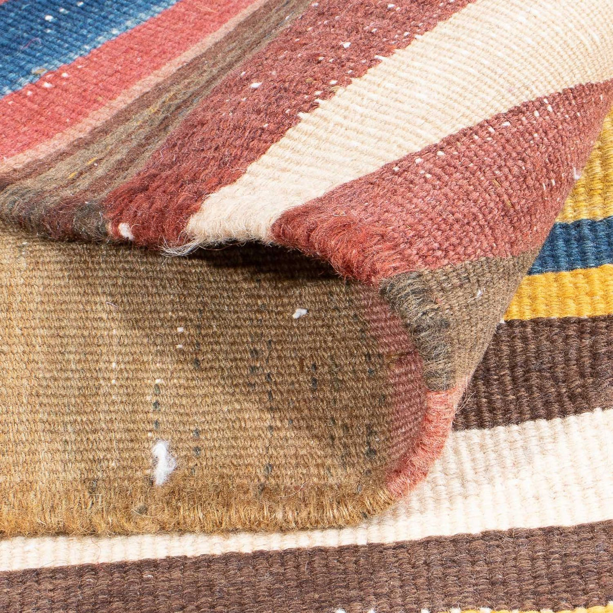 Kelim-matta - gammal - 215 x 172 cm - flerfärgad