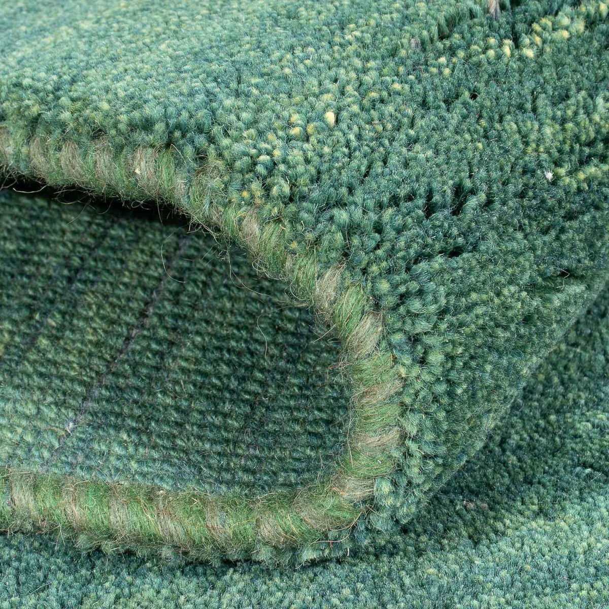 Gabbeh-matta - persisk - 146 x 95 cm - mörkgrön