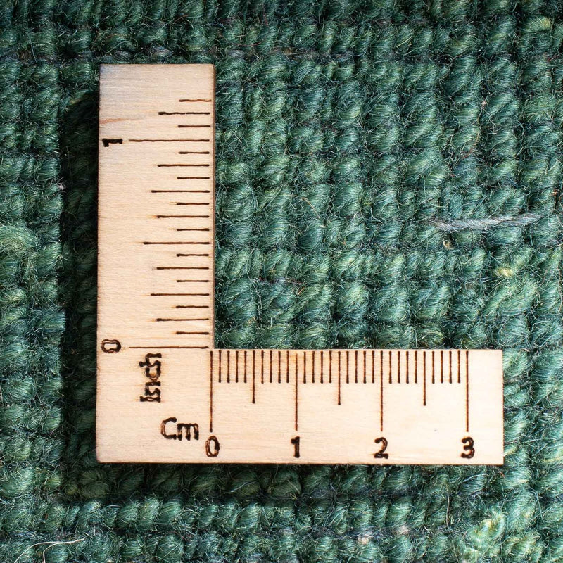 Gabbeh-matta - persisk - 146 x 95 cm - mörkgrön