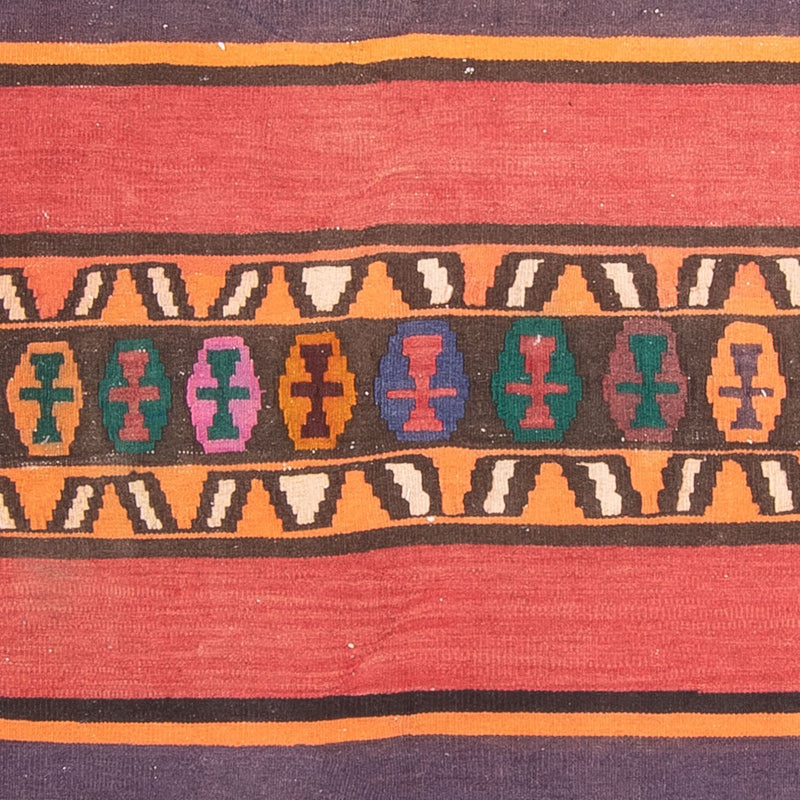 Runner Kelim-matta - gammal - 310 x 144 cm - flerfärgad