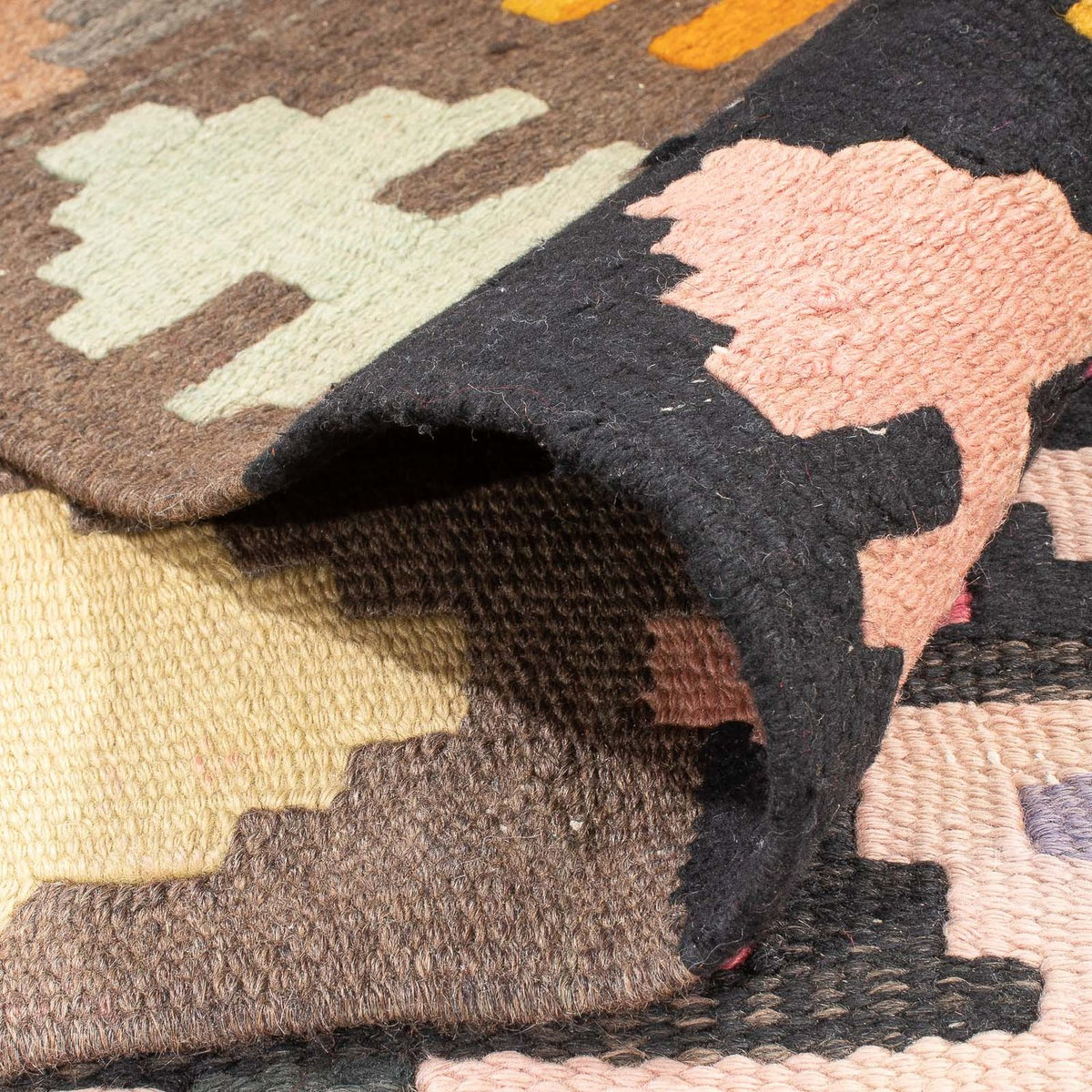 Runner Kelim-matta - gammal - 360 x 147 cm - flerfärgad