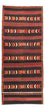 Runner Kelim-matta - gammal - 433 x 160 cm - flerfärgad
