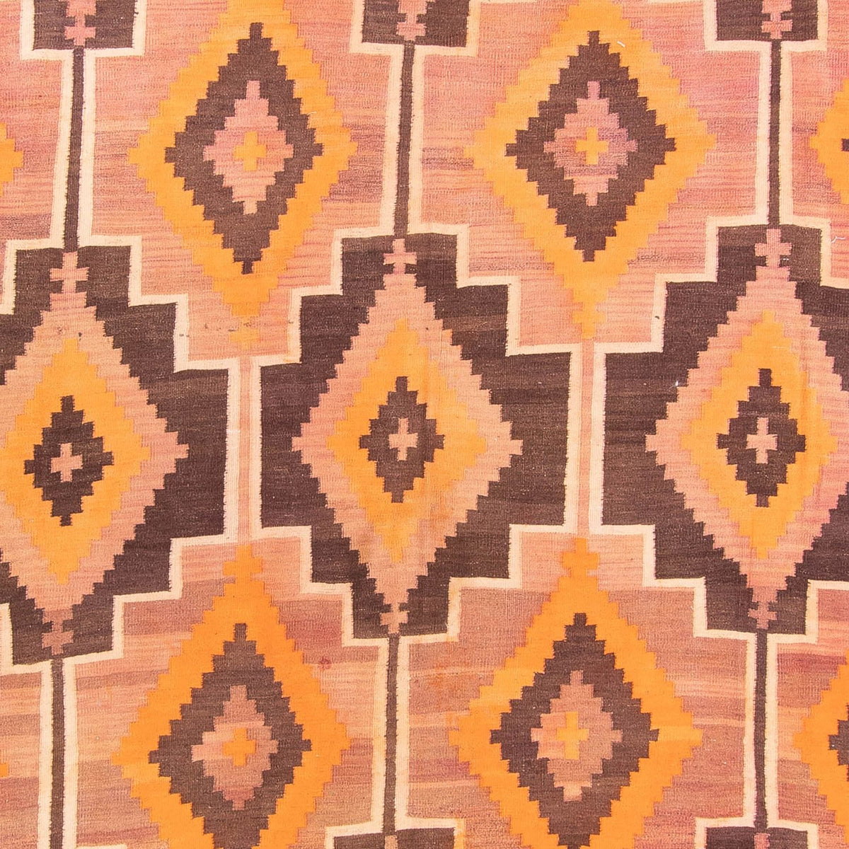 Kelim-matta - gammal - 460 x 280 cm - flerfärgad