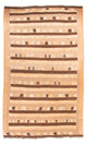 Kelim-matta - gammal - 430 x 245 cm - flerfärgad