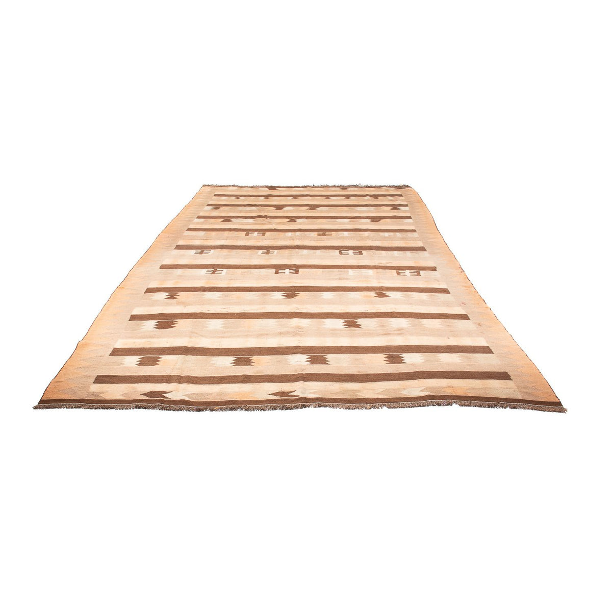 Kelim-matta - gammal - 430 x 245 cm - flerfärgad