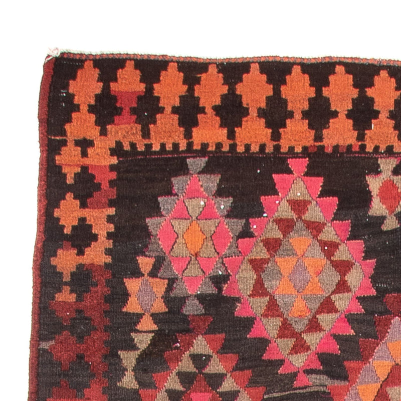 Runner Kelim-matta - gammal - 460 x 143 cm - flerfärgad