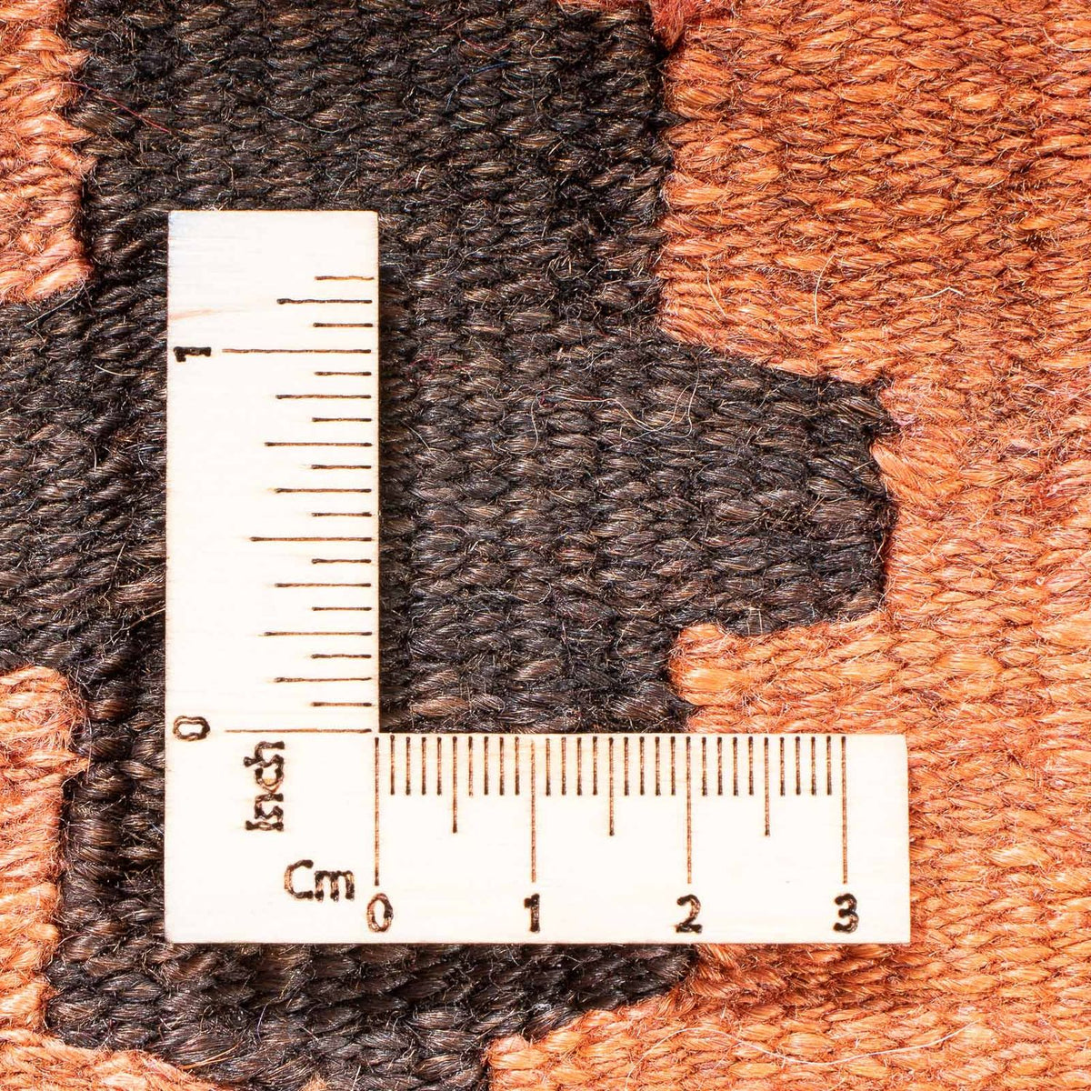 Runner Kelim-matta - gammal - 460 x 143 cm - flerfärgad