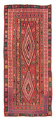 Runner Kelim-matta - gammal - 355 x 150 cm - flerfärgad