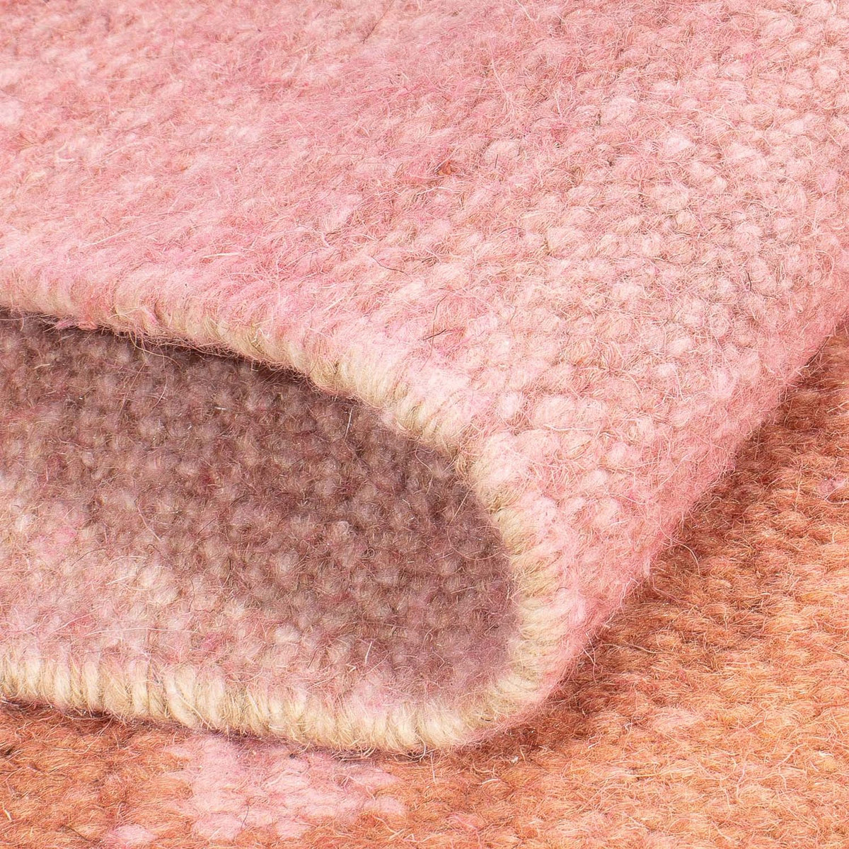 Kelim matta - trendig - 179 x 117 cm - rosa