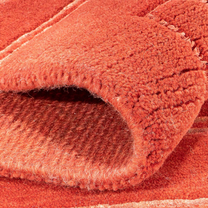 Nepal mattan - 163 x 89 cm - röd