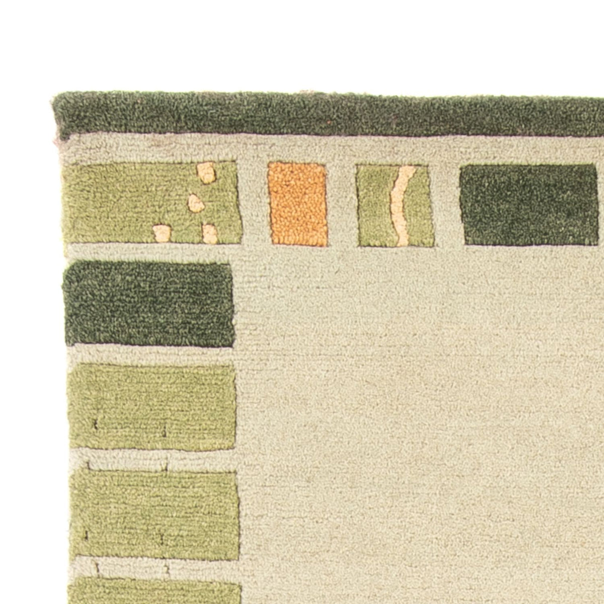 Nepal mattan - 140 x 70 cm - olivgrön